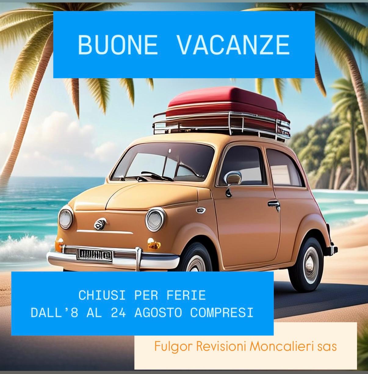 Chiusura per Ferie